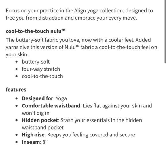 LULULEMON ATHLETICA NWOT 8" Align Short in Rustic Coral - Picture 9 of 9